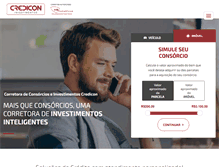 Tablet Screenshot of credicon.com.br